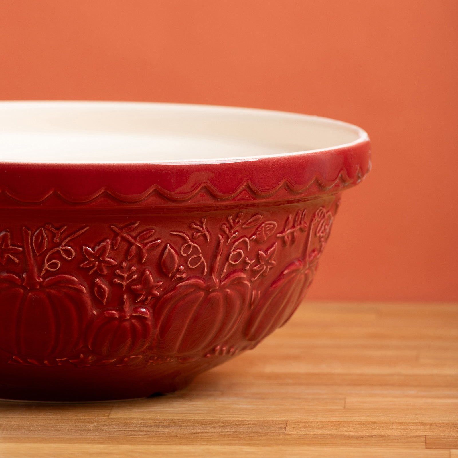 Mason Cash Pumpkin Mixing Bowl Set of 3 | Stoneware Nesting Bowls, Fall Harvest