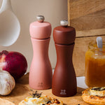 Peugeot Tahiti Duo 6 Inch Salt & Pepper Mill Set, Brown Tones