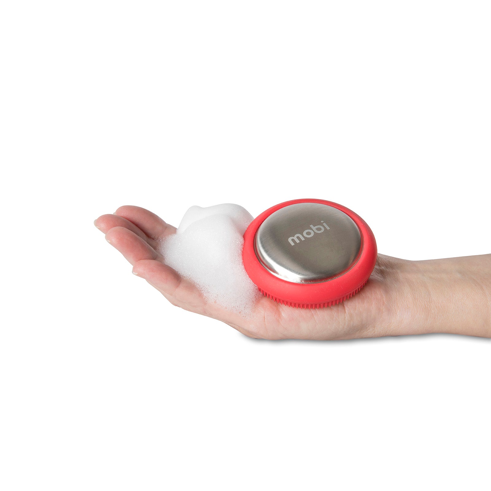 Mobi ODOR STEELer Steel Soap for Removing Garlic and Onion Smells, Red