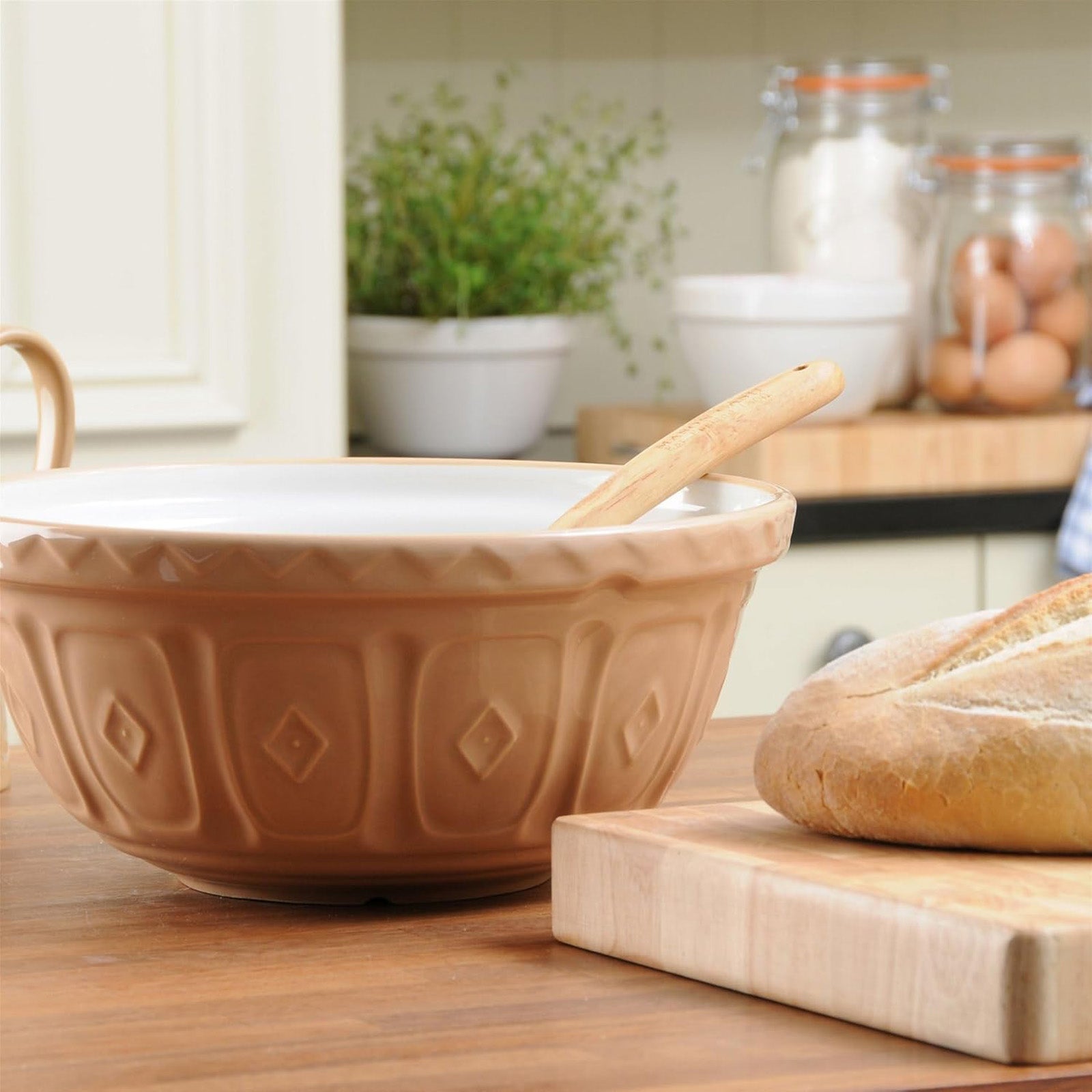 Mason Cash Cane Collection Size 9 Mixing Bowl, 5.3 Quart