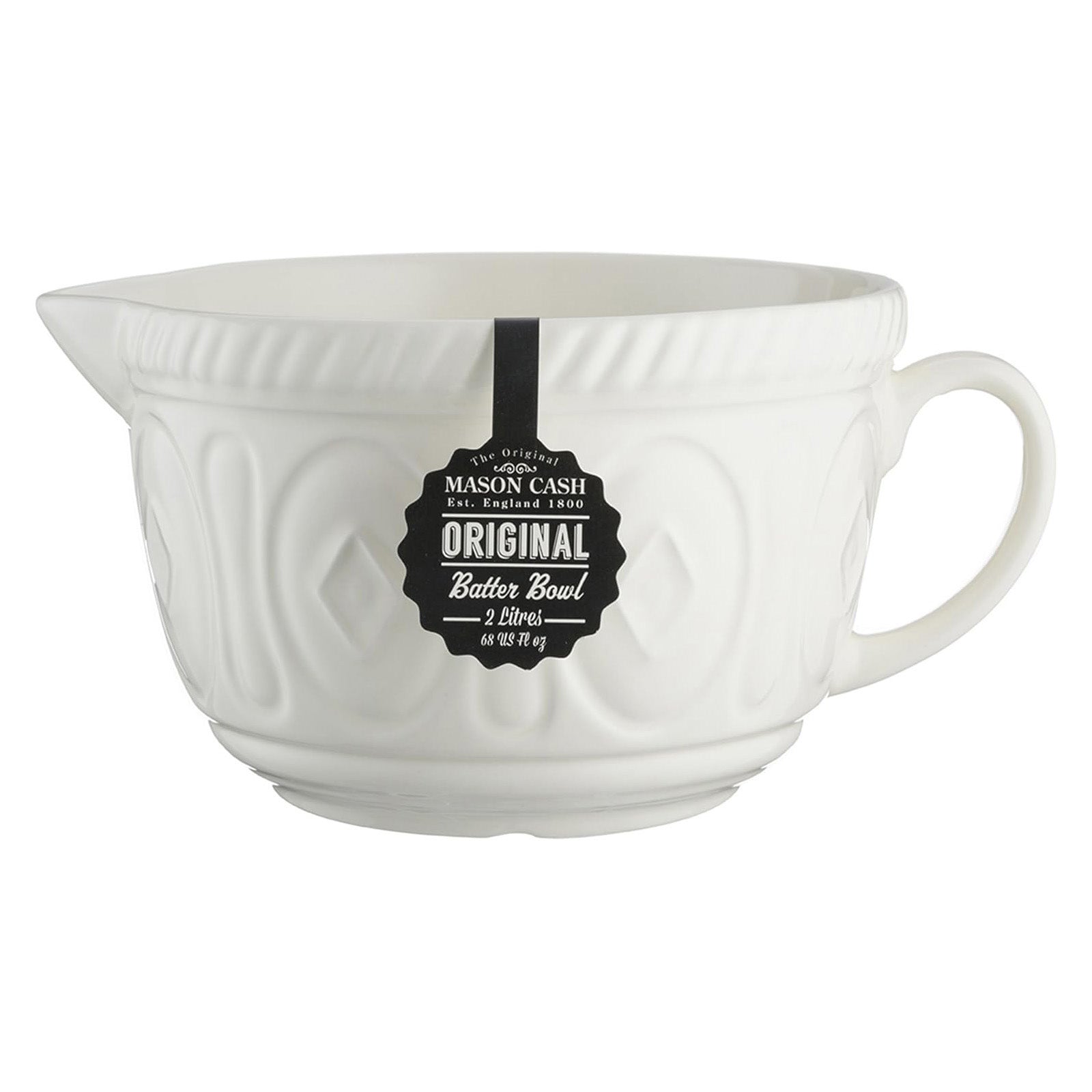 Mason Cash Color Mix Cream Batter Bowl, 2.11 Quart