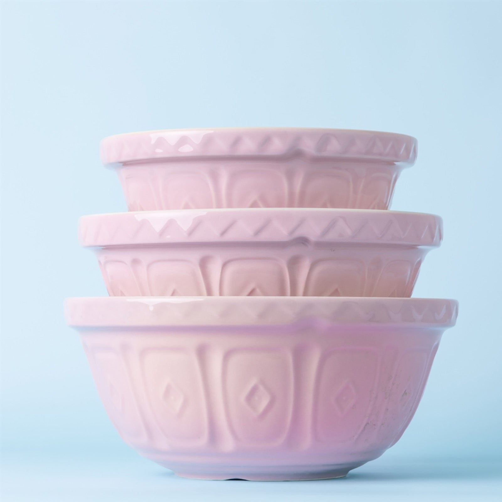 Mason Cash Color Mix Powder Pink Size 12 Mixing Bowl, 4.25 Quart