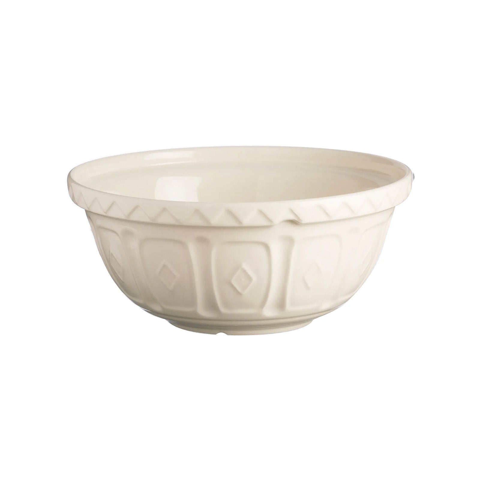 Mason Cash Color Mix Cream Size 18 Mixing Bowl, 2.85 Quart