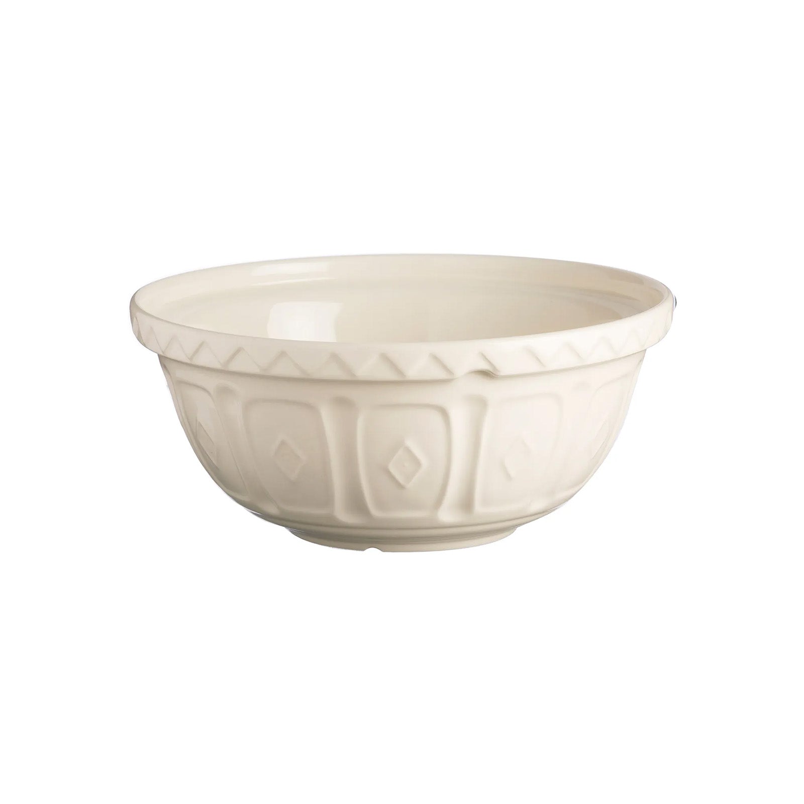 Mason Cash Color Mix Cream Size 24 Mixing Bowl, 2.15 Quart