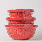 Mason Cash Color Mix Red Size 24 Mixing Bowl, 2.15 Quart