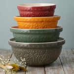 Mason Cash In The Forest Fox Size 12 Mixing Bowl, Gray, 4.25 Quart