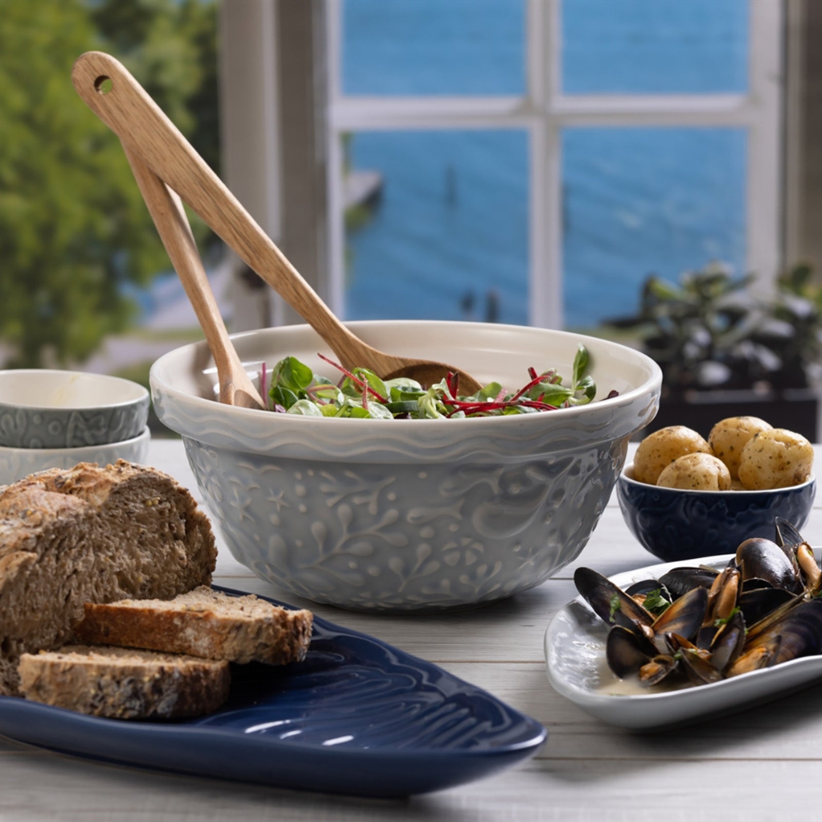 Mason Cash Nautical Collection Turtle Size 24 Mixing Bowl, 2.15 Quart