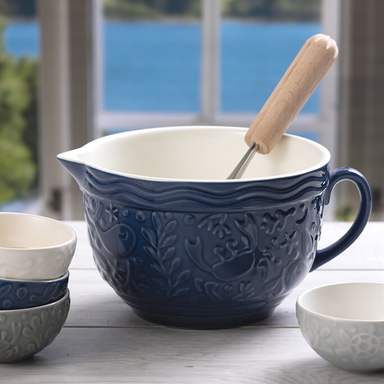 Mason Cash Nautical Collection Batter Bowl, 2 Quart