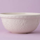 Mason Cash In The Meadow Rose Size 12 Mixing Bowl, 4.25 Quart, Cream