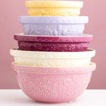 Mason Cash In The Meadow Rose Size 12 Mixing Bowl, 4.25 Quart, Pink