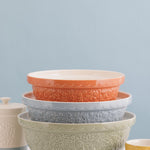 Mason Cash Home to Roost Mini Bowl Set, 4 Ceramic Prep Bowls with Hen and Cockerel Designs