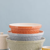 Mason Cash Home to Roost Mini Bowl Set, 4 Ceramic Prep Bowls with Hen and Cockerel Designs