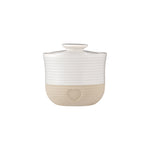 Mason Cash Rustic Charm Storage Jar, 700ml Airtight Stoneware Jar, Provincial Design