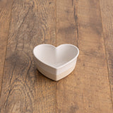 Mason Cash Rustic Charm Heart Baking Dish, 5.5" 375ml Mini Stoneware Oven Dish