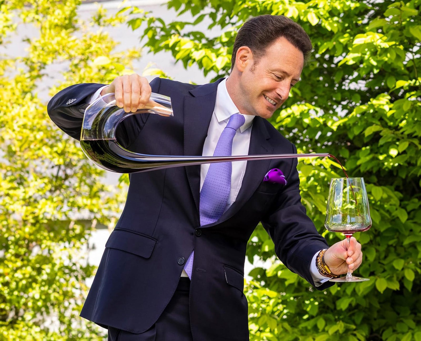 Riedel Swan Decanter, Handmade Crystal Wine Decanter