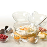 Duralex Made In France Lys Stackable Glass Bowl, Set of 6, 4-ounce, 3.5-Inch