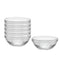 Duralex Made In France Lys Stackable Glass Bowl, Set of 6, 6-ounce, 4.125-Inch