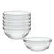 Duralex Made In France Lys Stackable Glass Bowl, Set of 6, 1.5-Quart, 7.875-Inch