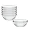 Duralex Made In France Lys Stackable Glass Bowl, Set of 6, 2.5-Quart, 9-Inch