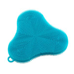 Kuhn Rikon Stay Clean Silicone Scrubber Sponge, Clover
