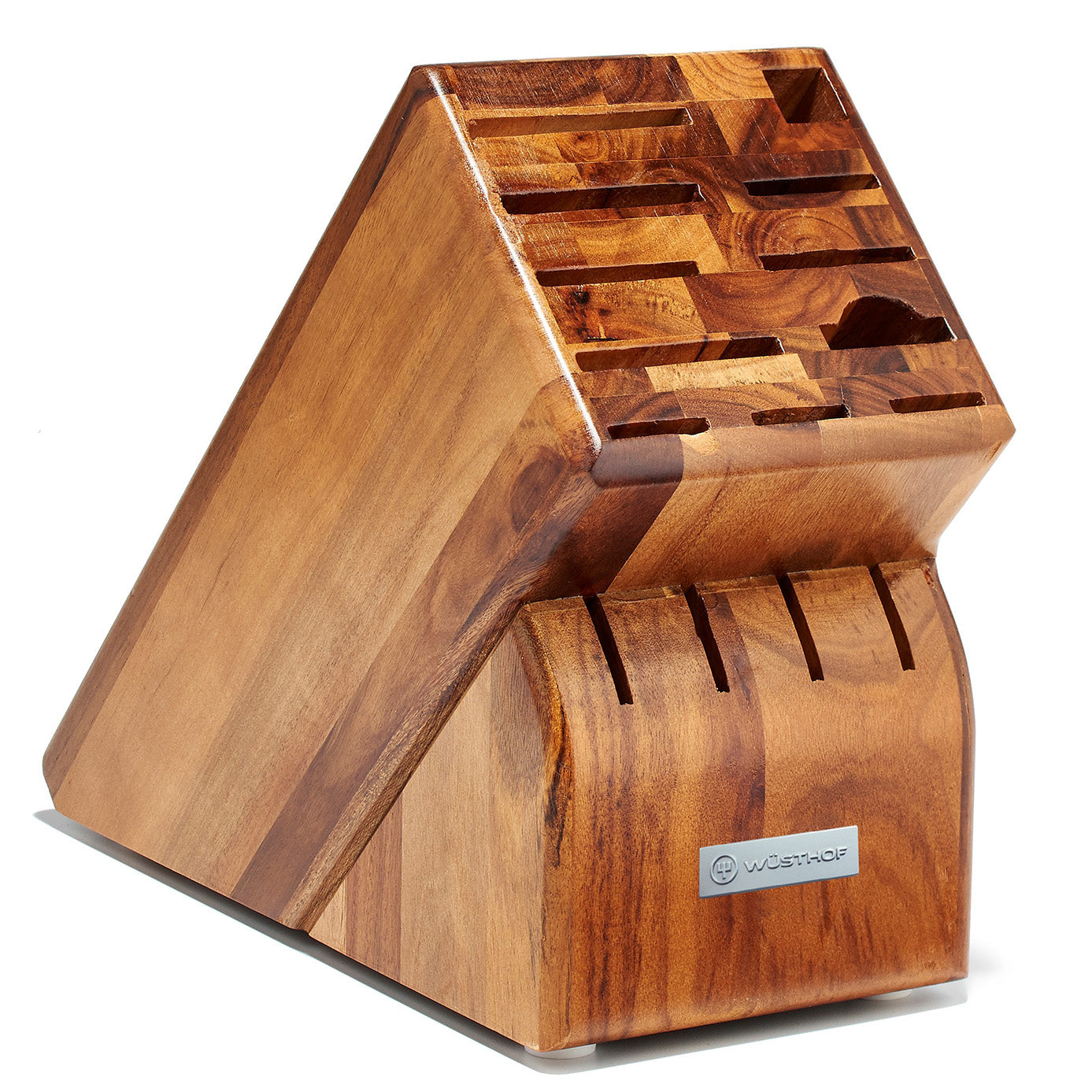 Wusthof 15-Slot Knife Storage Block, Acacia