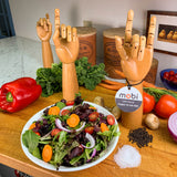 Mobi Handy Hand Shaped Salt and Pepper Mill, Left Hand
