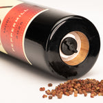 Mobi Wine Bottle Design Peppermill with Ceramic Grinding Mechanism