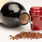 Mobi Wine Bottle Design Peppermill with Ceramic Grinding Mechanism