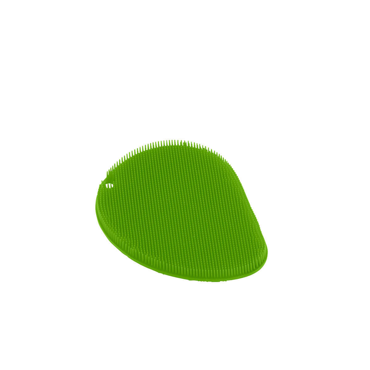 Kuhn Rikon Stay Clean Silicone Scrubber Sponge, Fin Shape, Green