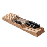 Wusthof 7-Slot In-Drawer Knife Storage Tray Block, Beechwood