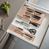 Wusthof 7-Slot In-Drawer Knife Storage Tray Block, Beechwood