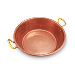 Mauviel M'Passion 17.4 Qt. Hammered Jam Pan, Bronze Handle