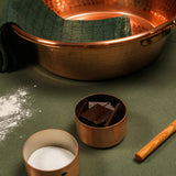 Mauviel M'Passion 17.4 Qt. Hammered Jam Pan, Bronze Handle