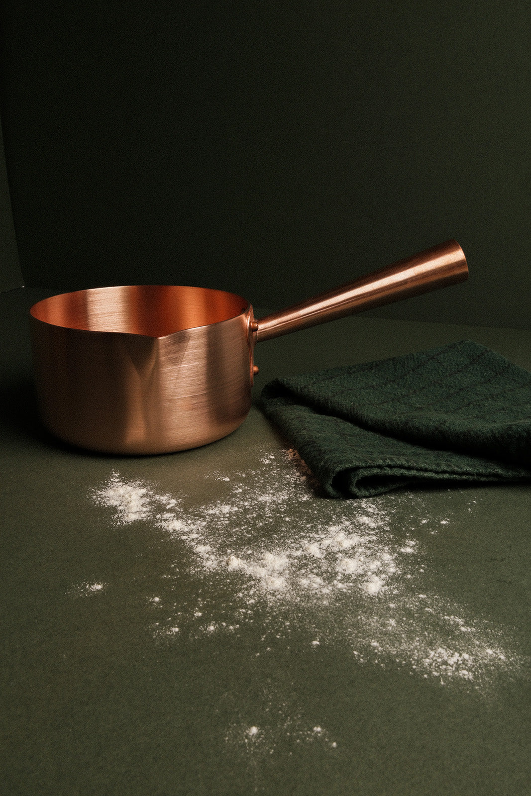 Mauviel M'Passion 2.6 Qt. Sugar Sauce Pan, Copper Handle