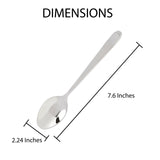 Fino Demi Spoon Set, 18/10 Stainless Steel, Set of 4