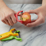Kuhn Rikon Original Swiss Peeler 3 Piece Set, Red/Green/Yellow
