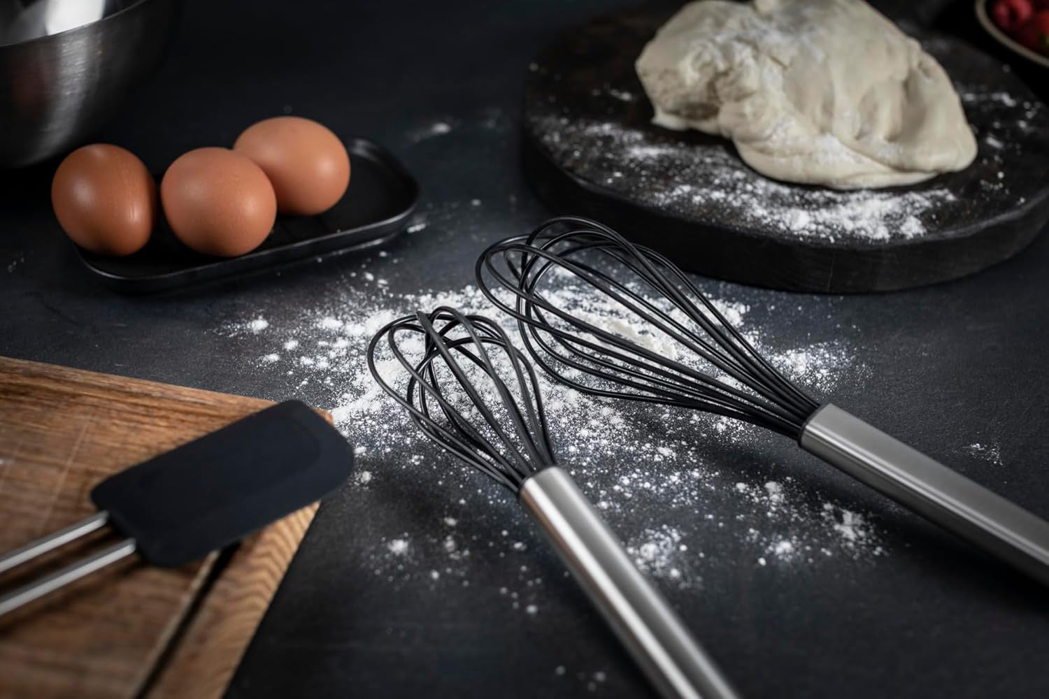 Kuhn Rikon Silicone Essential Balloon Whisk Small, 9.5-Inch