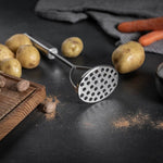 Kuhn Rikon Essential Potato Masher with Stainless Steel Mashing Plate