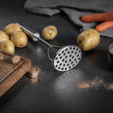 Kuhn Rikon Essential Potato Masher with Stainless Steel Mashing Plate