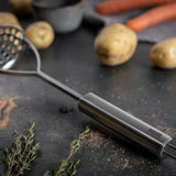 Kuhn Rikon Essential Potato Masher with Stainless Steel Mashing Plate