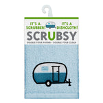 MU Kitchen Scrubsy Dish Cloth and Scrubber, Set of 2, Camper
