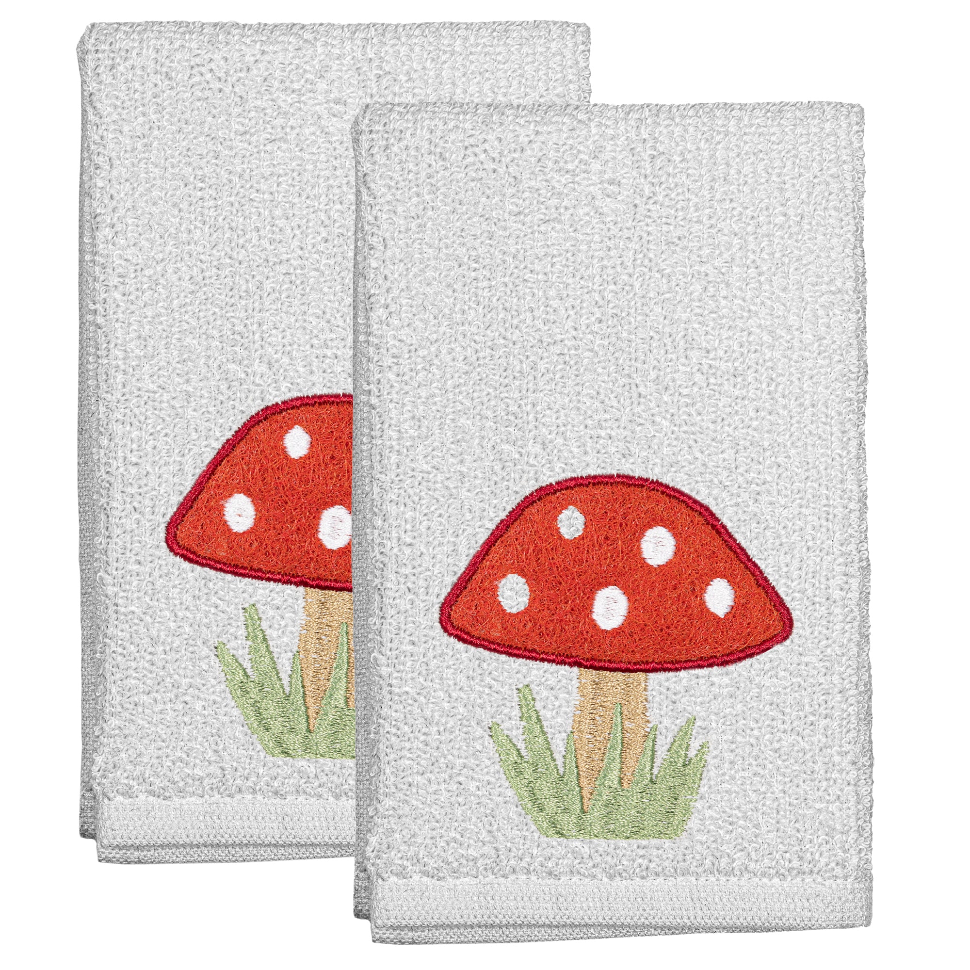 MU Kitchen Scrubsy Dish Cloth and Scrubber, Set of 2, Mushroom
