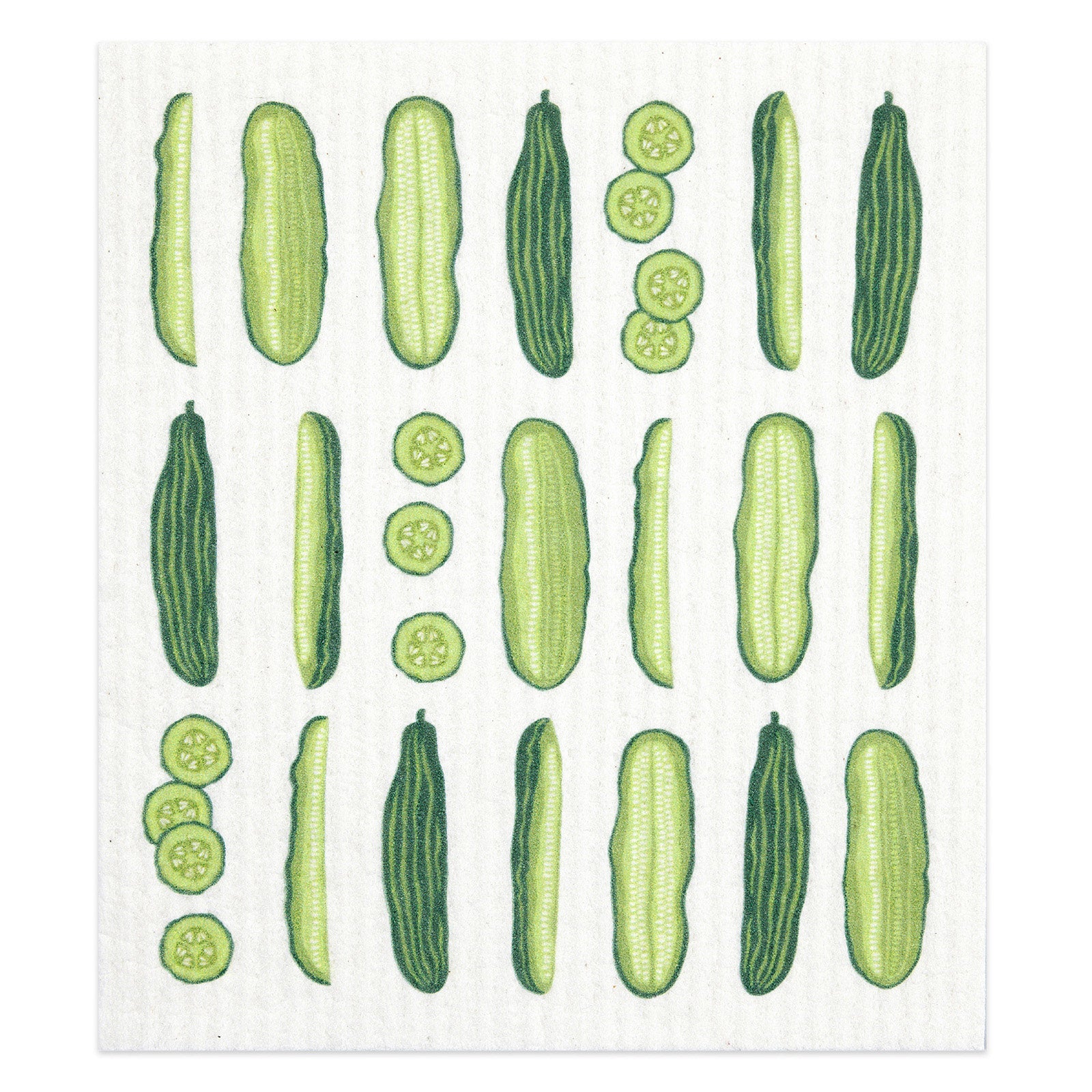 MU Kitchen Sponge Cloth, Set of 2 Dish Cloths, Pickles