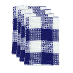 MU Kitchen Nana's Cloth Cleaning and Dish Cloth, Set of 4, Ink Blue