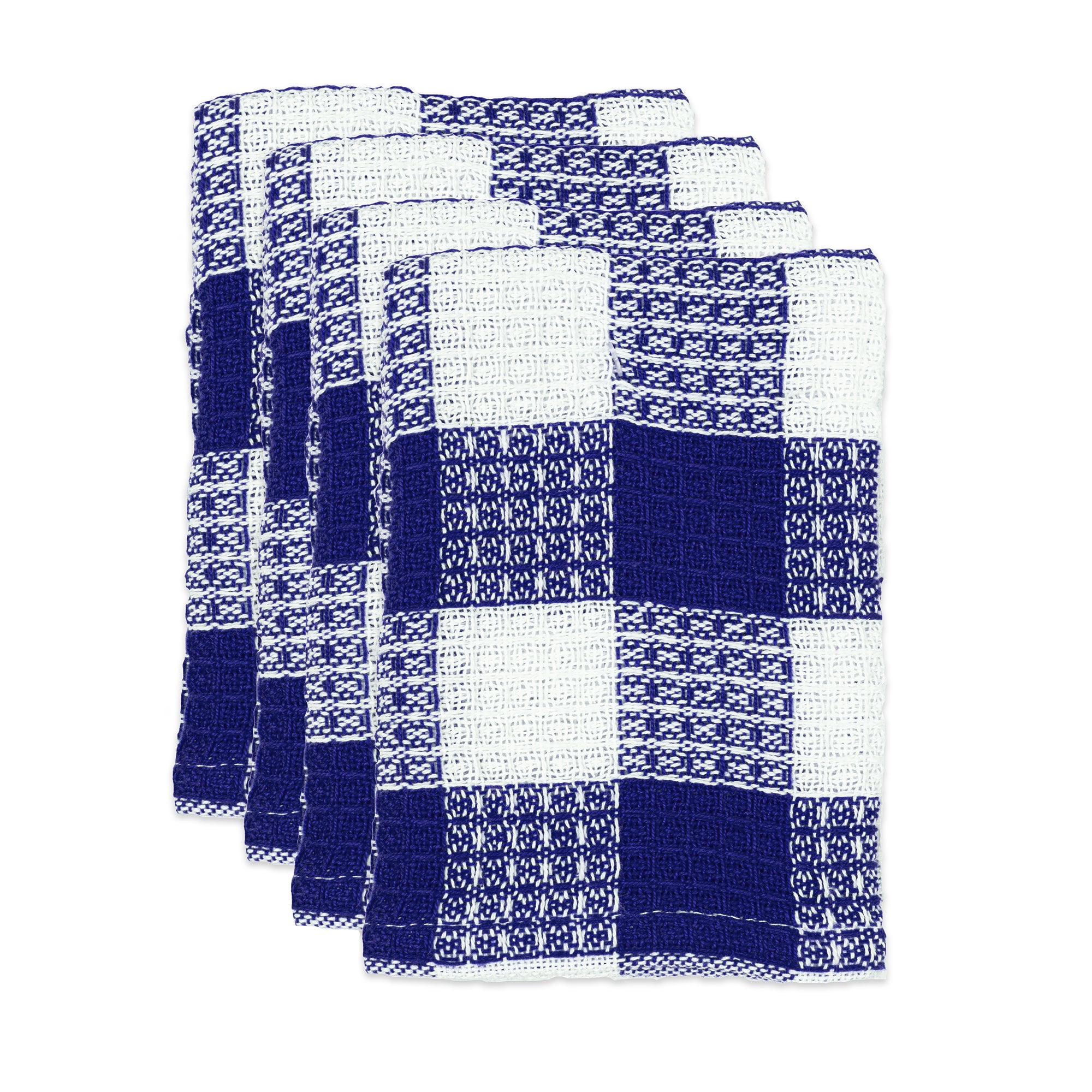 MU Kitchen Nana's Cloth Cleaning and Dish Cloth, Set of 4, Ink Blue