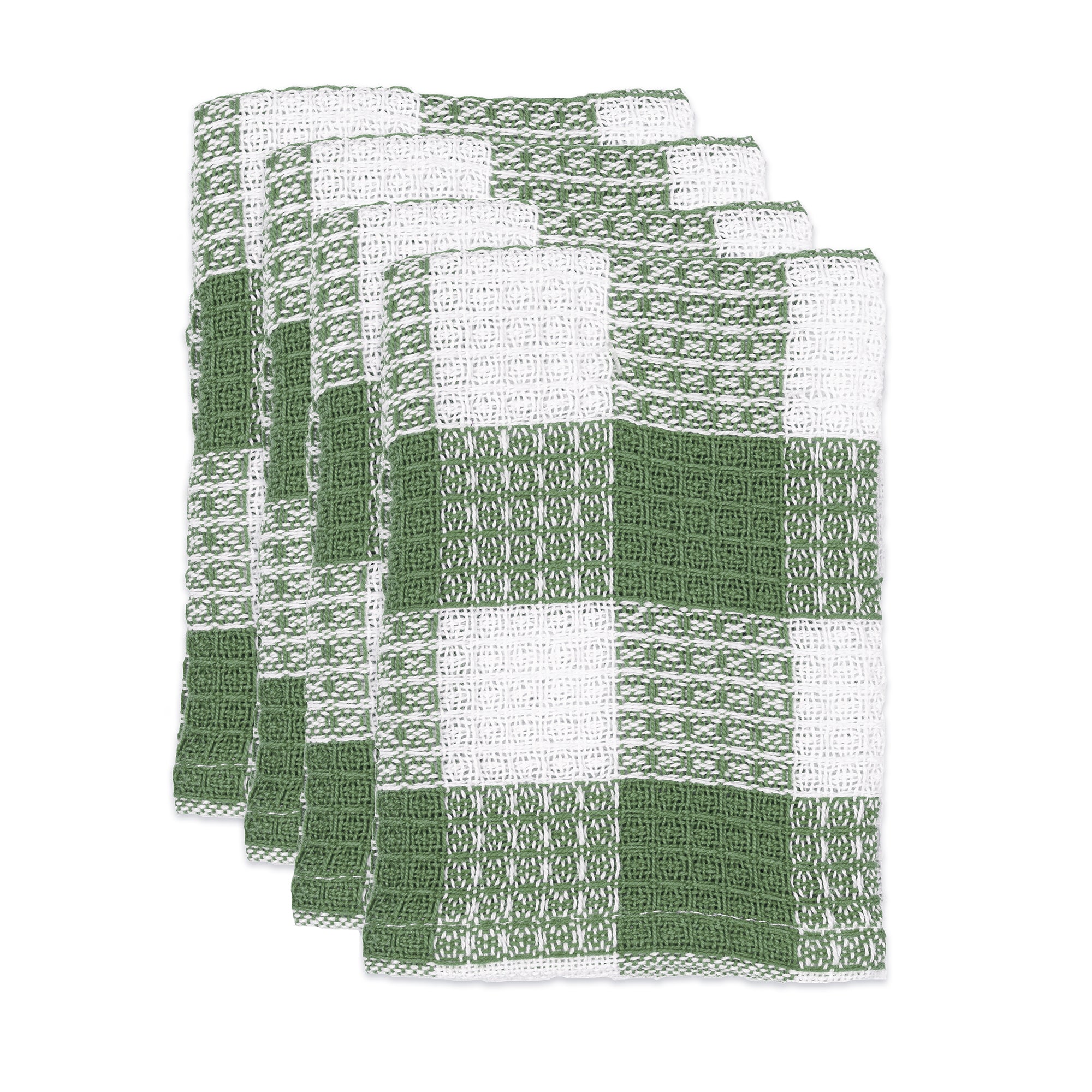 MU Kitchen Nana's Cloth Cleaning and Dish Cloth, Set of 4, Hedge