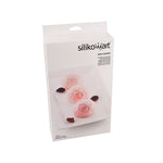 Silikomart Mini Gemma Silicone Mold, Flexible Tray Creates 6 Textured Gemstone-Shaped Desserts
