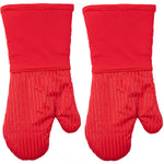 MU Kitchen Silicone Oven Mitt, Set of 2, Fire