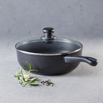 Scanpan Classic 4 Quart Deep Saute Pan With Lid, 10.25-Inch