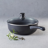 Scanpan Classic 4 Quart Deep Saute Pan With Lid, 10.25-Inch